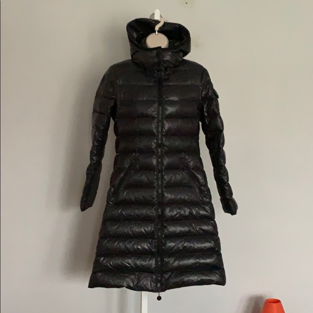 Moncler Moka Black Parka Jacket Coat Size: 0
